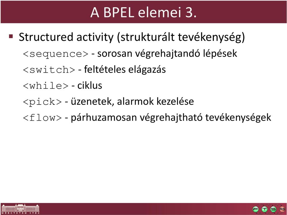 sorosan végrehajtandó lépések <switch>- feltételes