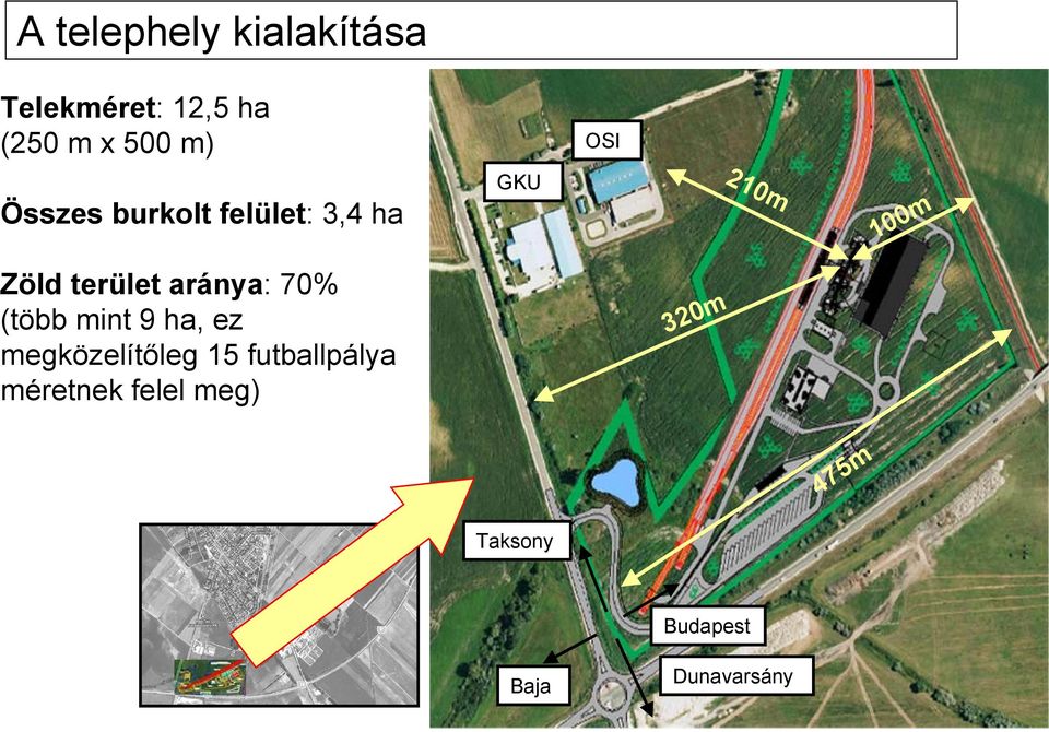 aránya: 70% (több mint 9 ha, ez megközelítőleg 15