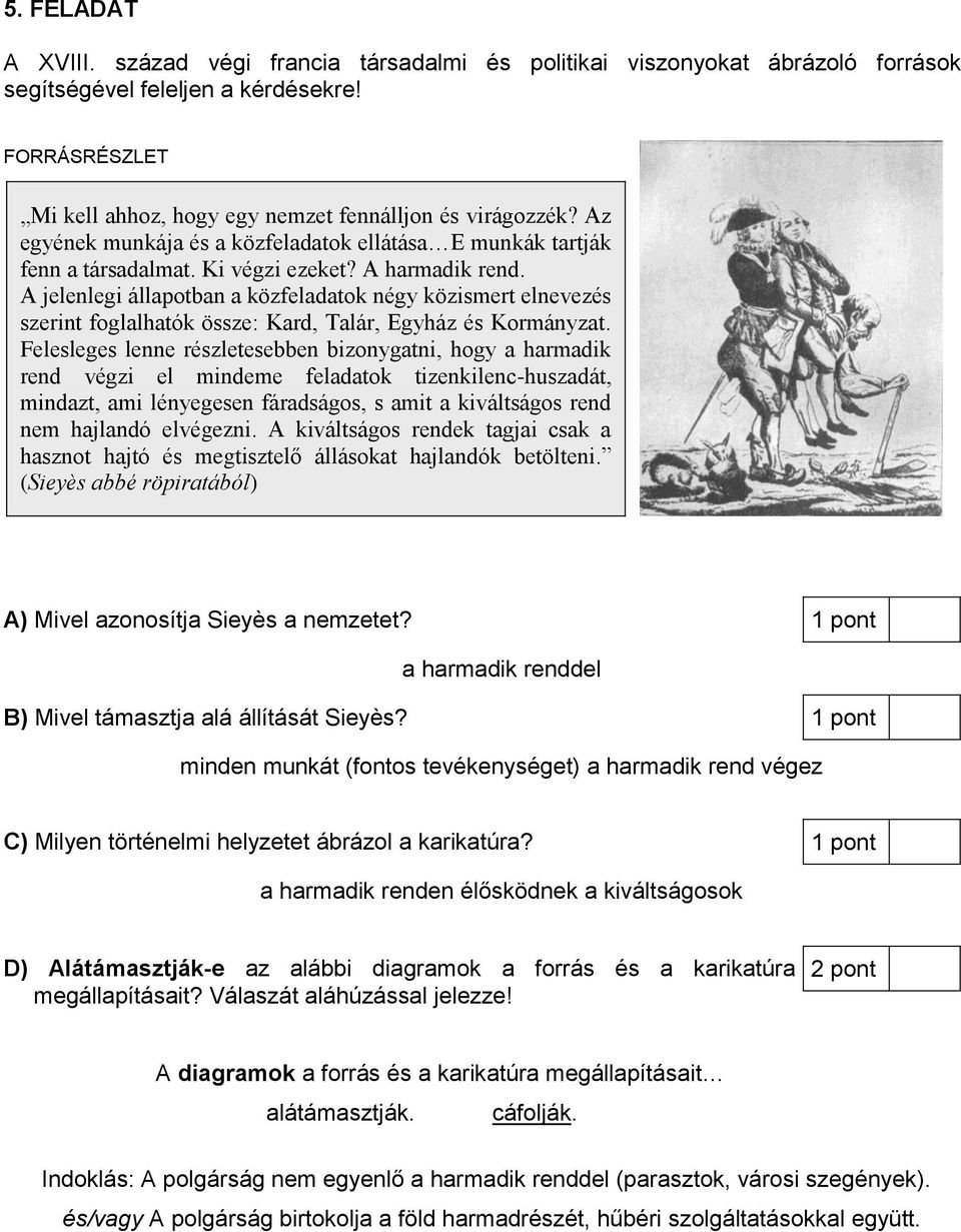 A jelenlegi állapotban a közfeladatok négy közismert elnevezés szerint foglalhatók össze: Kard, Talár, Egyház és Kormányzat.