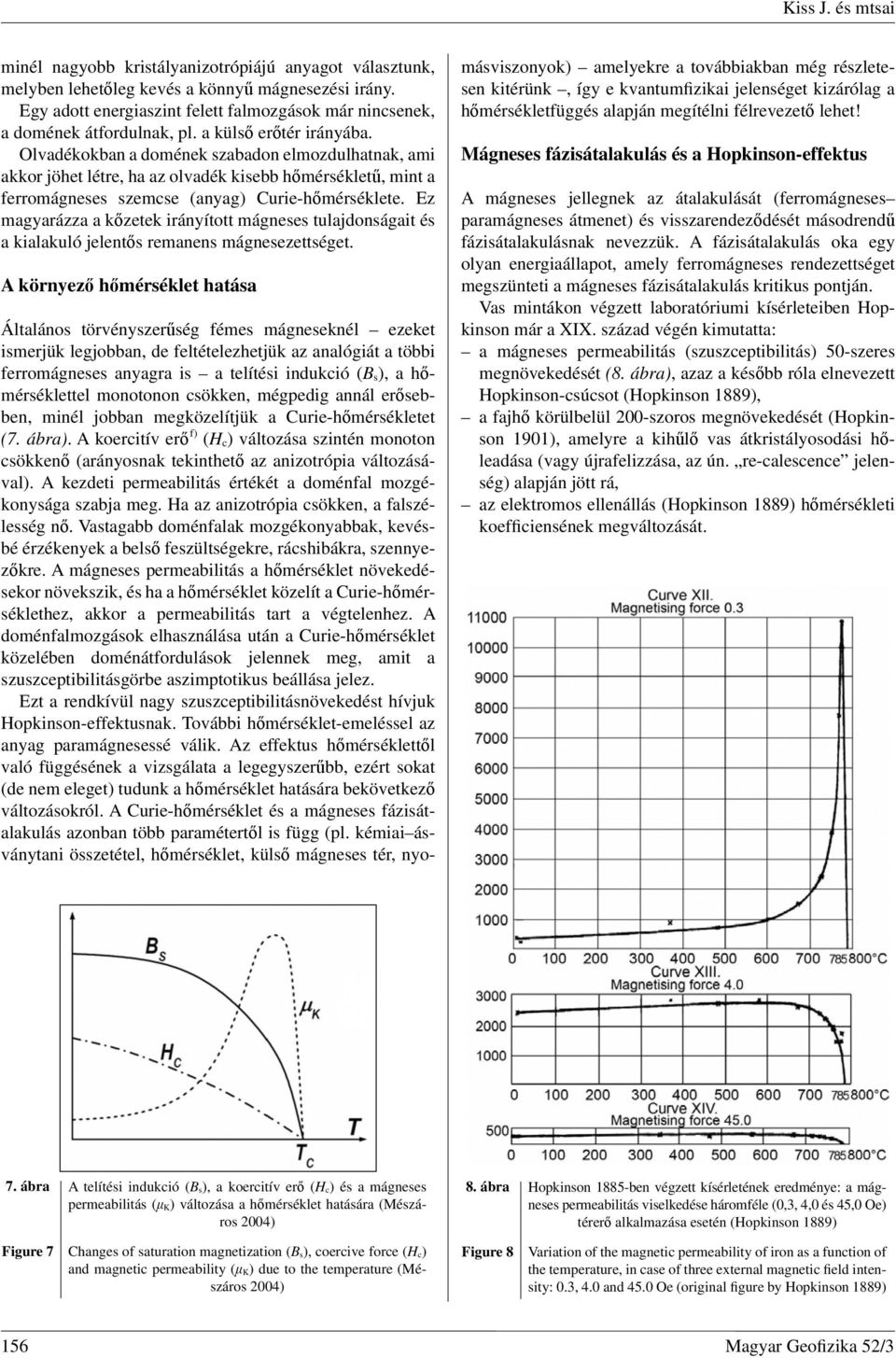 Olvadékokban a domének szabadon elmozdulhatnak, ami akkor jöhet létre, ha az olvadék kisebb hőmérsékletű, mint a ferromágneses szemcse (anyag) Curie-hőmérséklete.