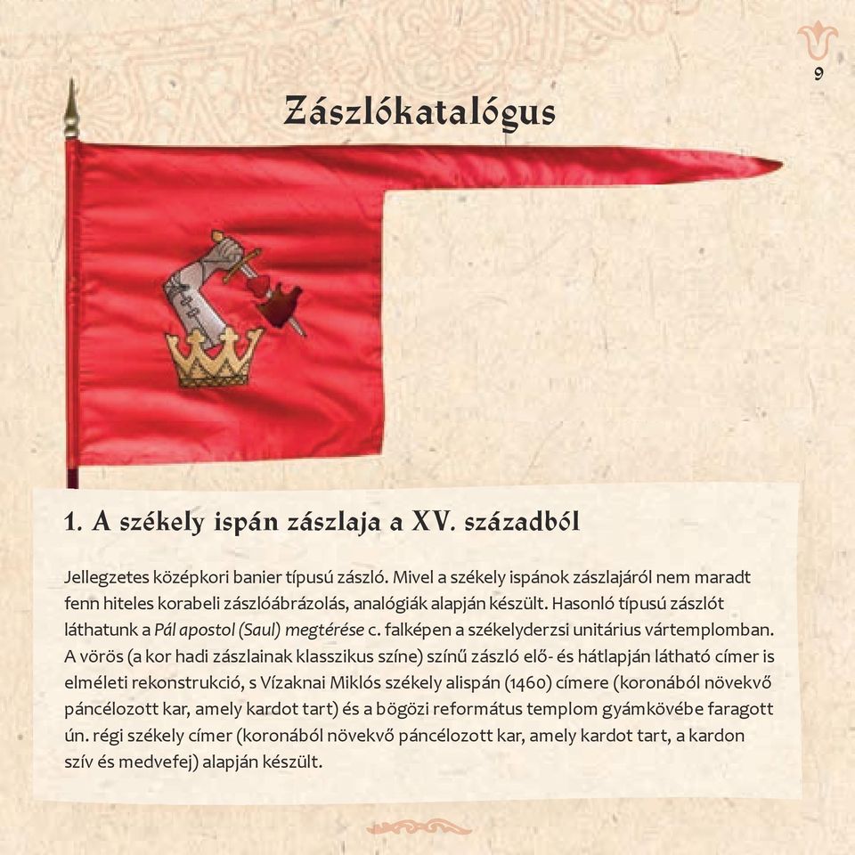 falképen a székelyderzsi unitárius vártemplomban.