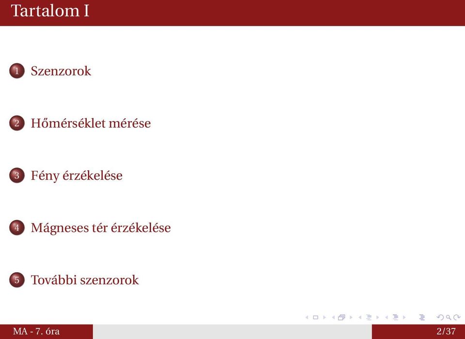 érzékelése 4 Mágneses tér