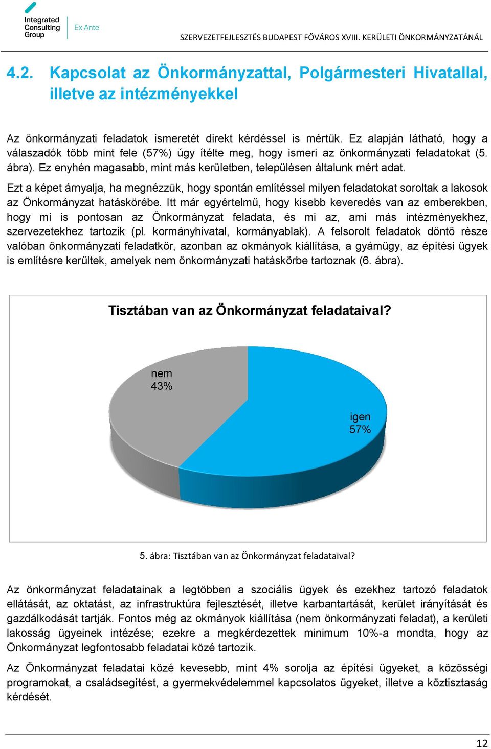 Ezt a képet árnyalja, ha megnézzük, hogy spontán említéssel milyen feladatokat soroltak a lakosok az Önkormányzat hatáskörébe.