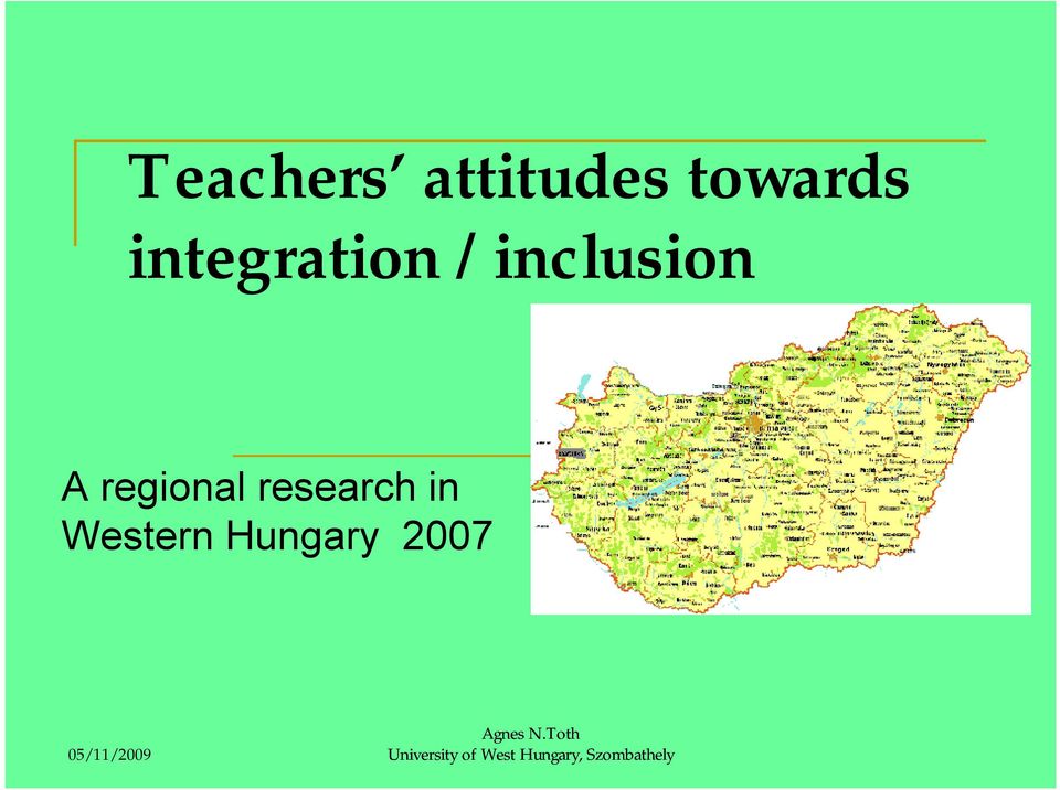 /inclusion A regional