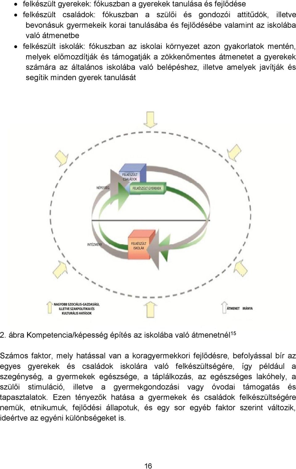 iskolába való belépéshez, illetve amelyek javítják és segítik minden gyerek tanulását 2.