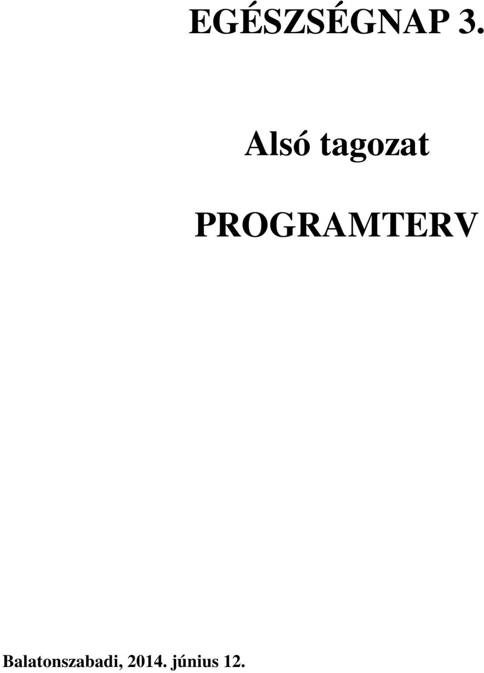 PROGRAMTERV