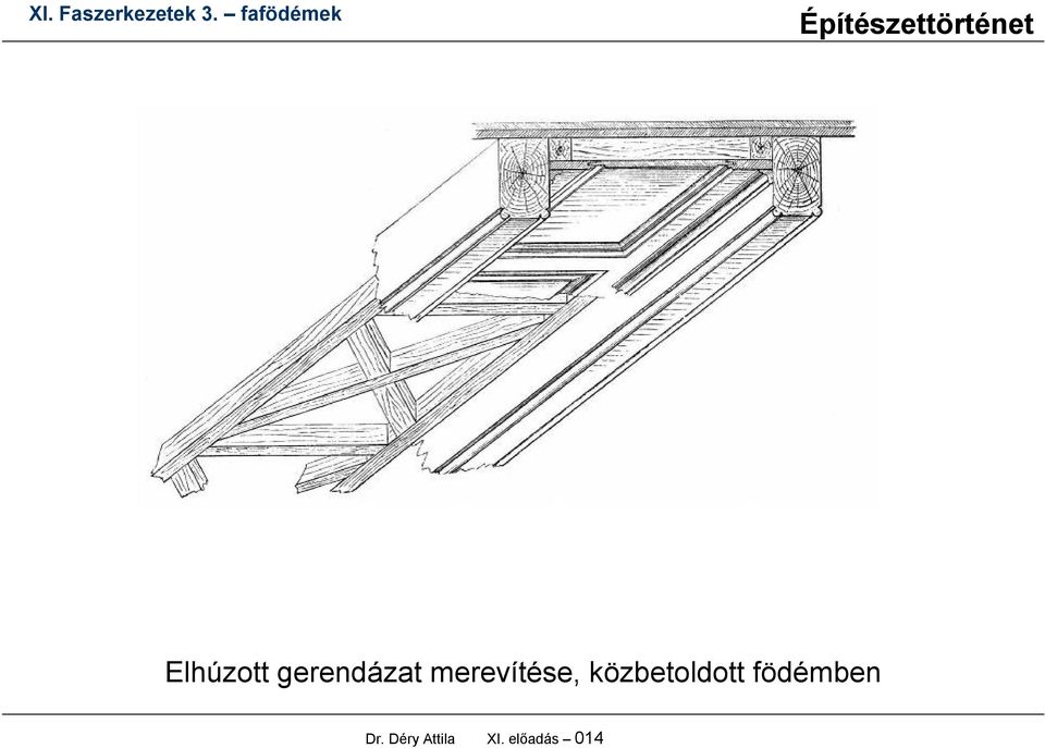 közbetoldott födémben