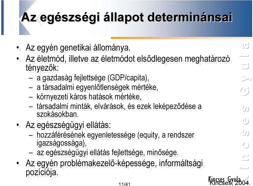 egyenlőtlenségek mértéke, környezeti káros hatások mértéke, társadalmi minták, elvárások, és és ezek leképeződése a szokásokban.