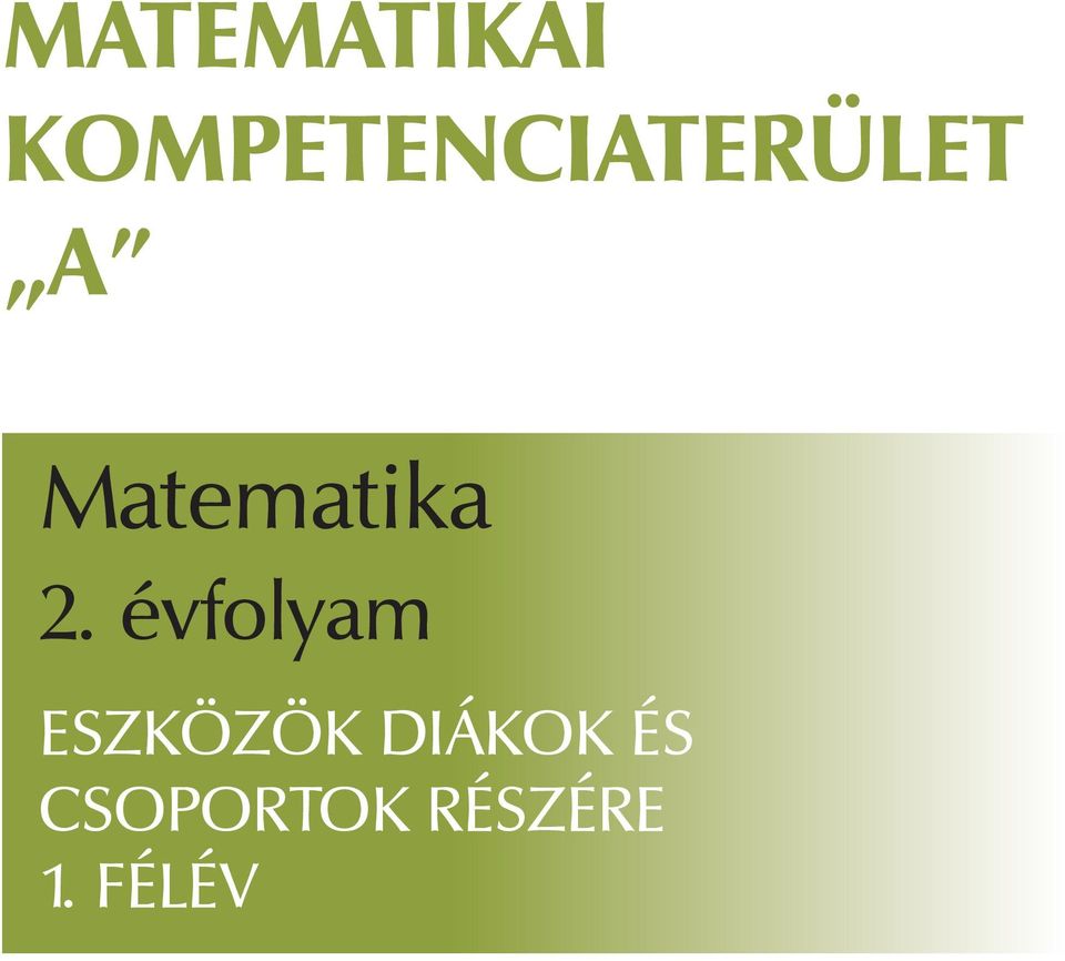 Matematika 2.