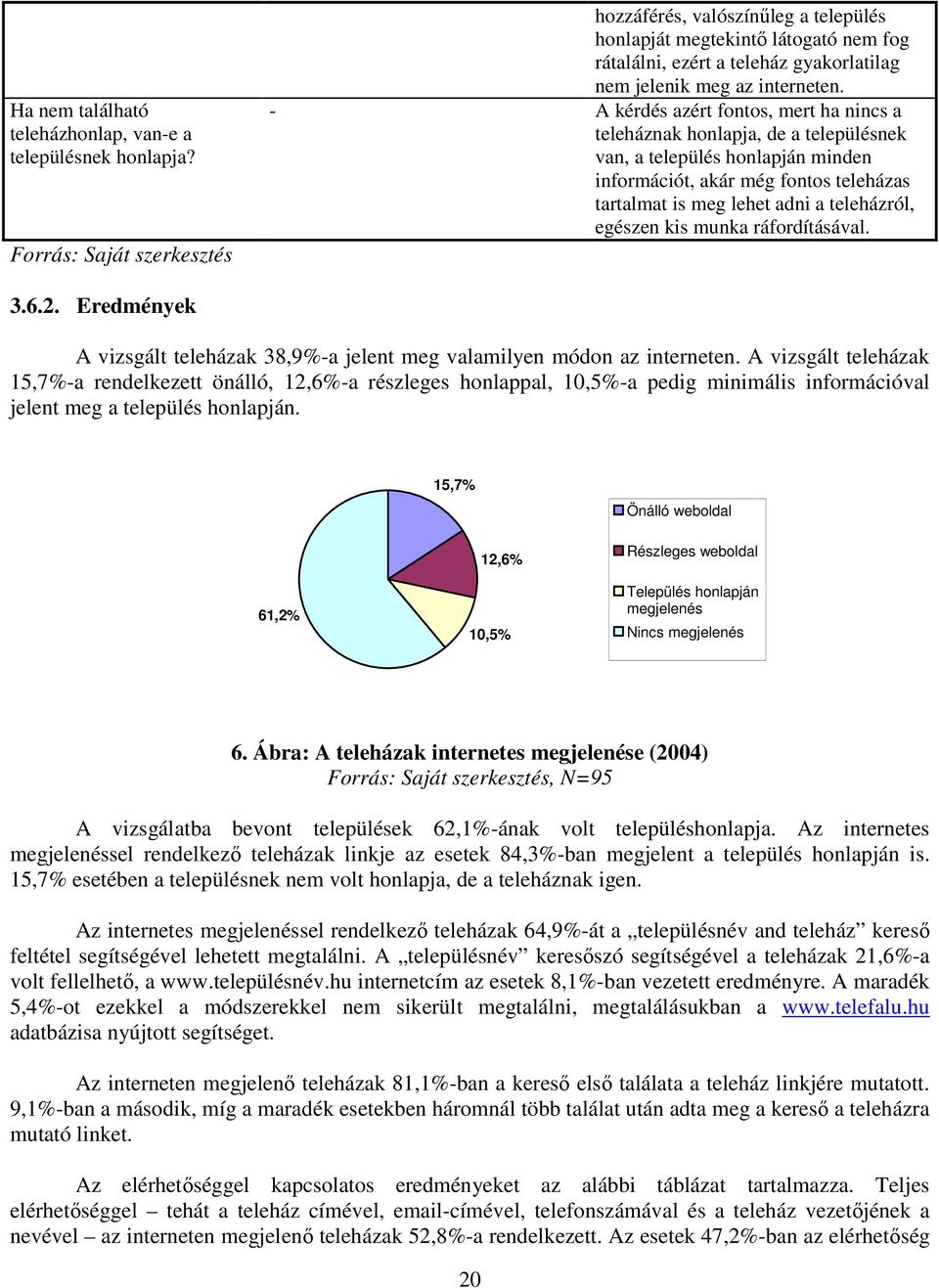 - A kérdés azért fontos, mert ha nincs a teleháznak honlapja, de a településnek van, a település honlapján minden információt, akár még fontos teleházas tartalmat is meg lehet adni a teleházról,