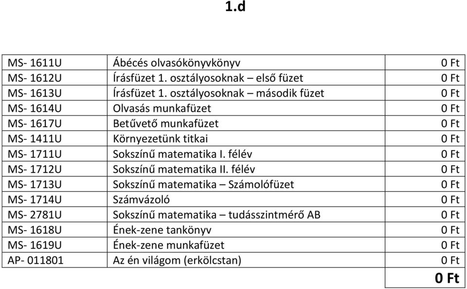 Sokszínű matematika I. félév 0 Ft MS- 1712U Sokszínű matematika II.