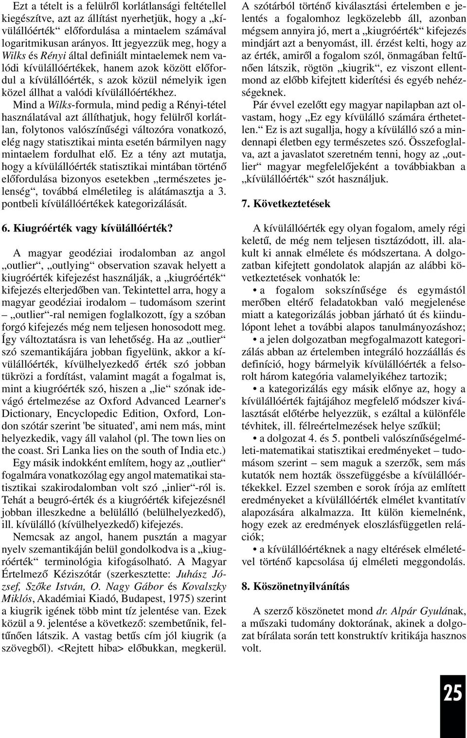 kívülállóértékhez.