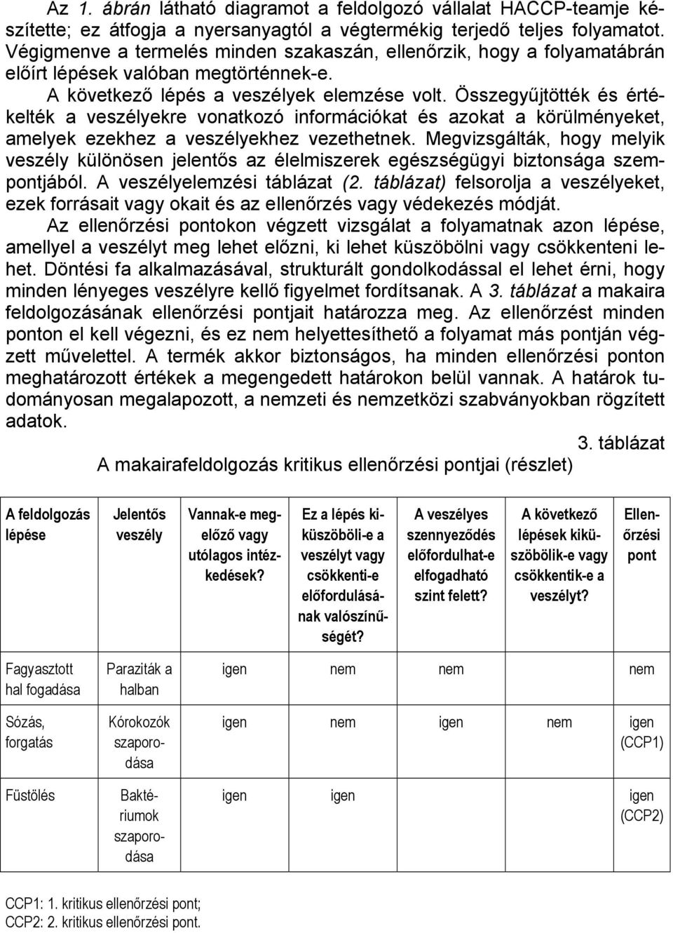 Összegyűjtötték és értékelték a veszélyekre vonatkozó információkat és azokat a körülményeket, amelyek ezekhez a veszélyekhez vezethetnek.