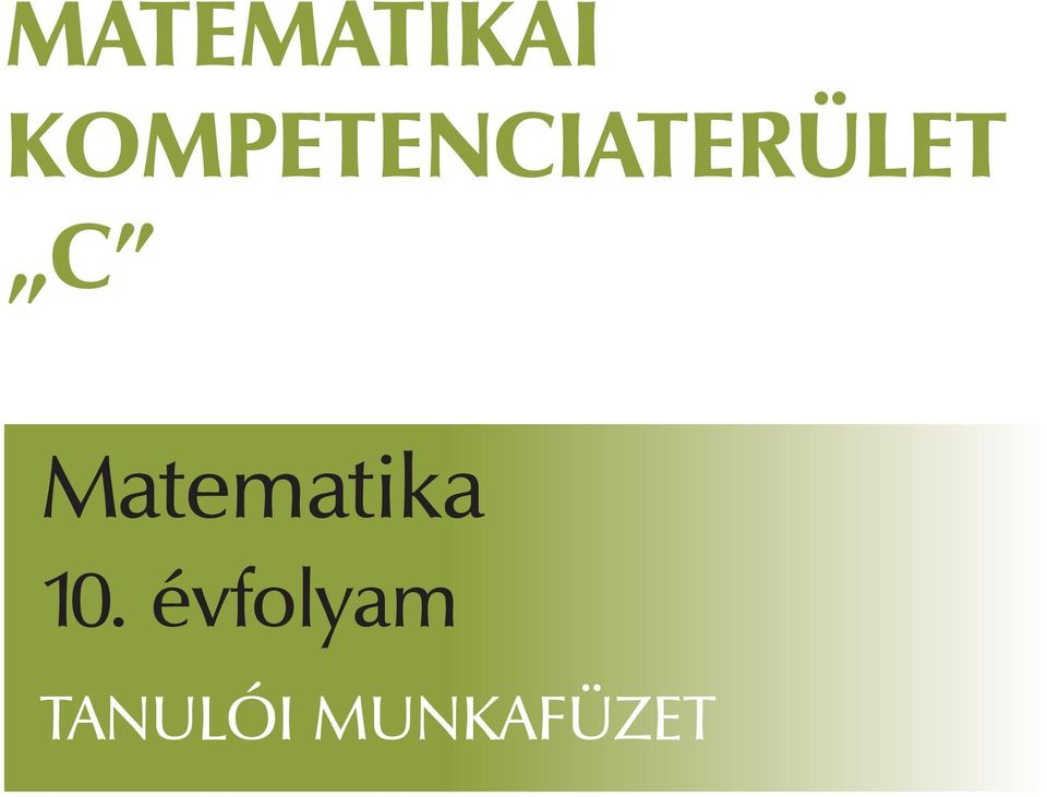 C Matematika 10.