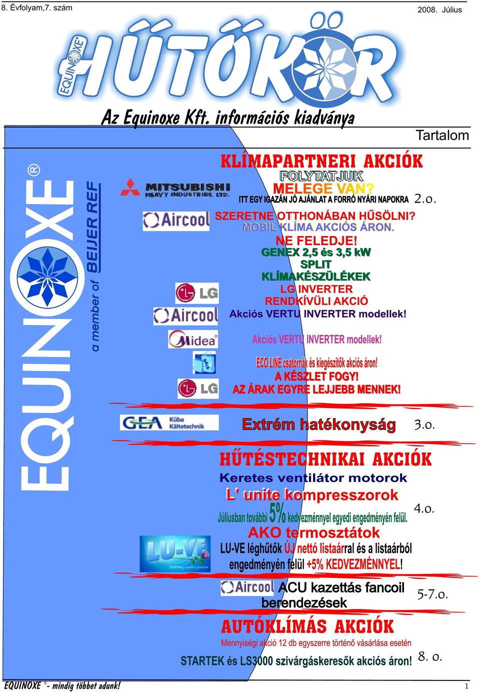 információs kiadványa Tartalom 2.