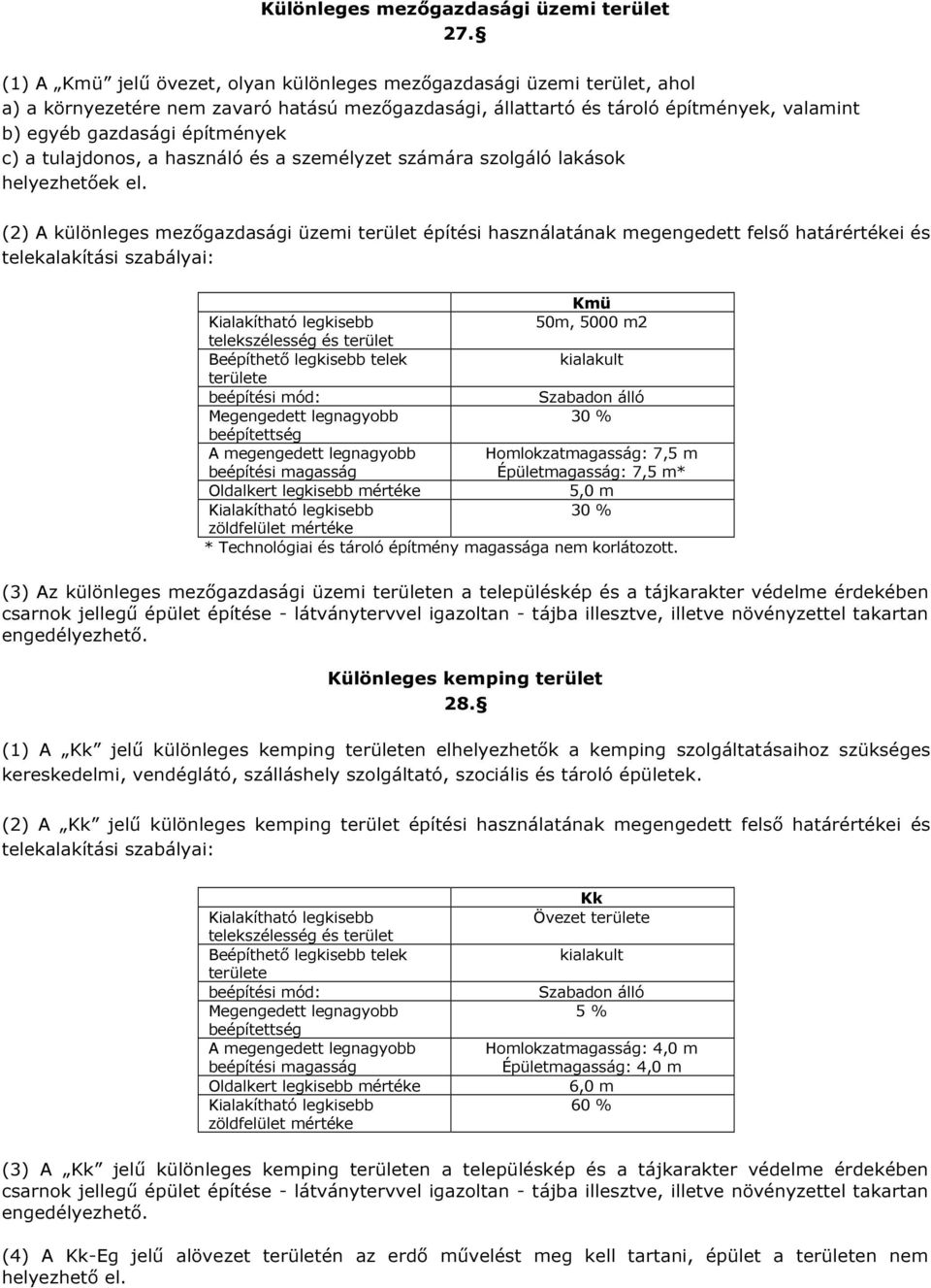 a tulajdonos, a használó és a személyzet számára szolgáló lakások helyezhetőek el.