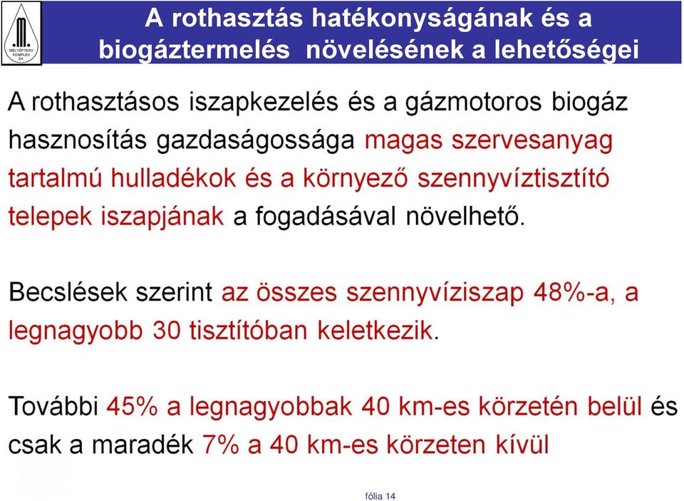 biogáztermelés