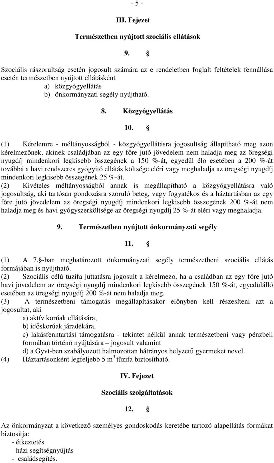 Közgyógyellátás 10.