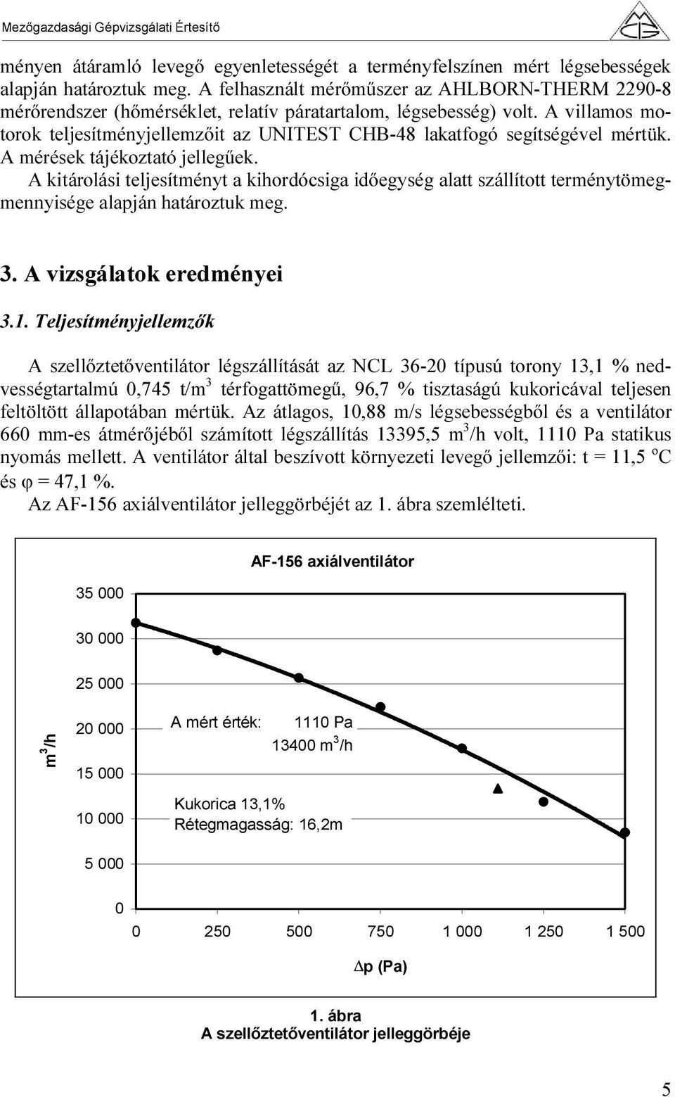 A villamos motorok teljesítményjellemzőit az UNITEST CHB-48 lakatfogó segítségével mértük. A mérések tájékoztató jellegűek.