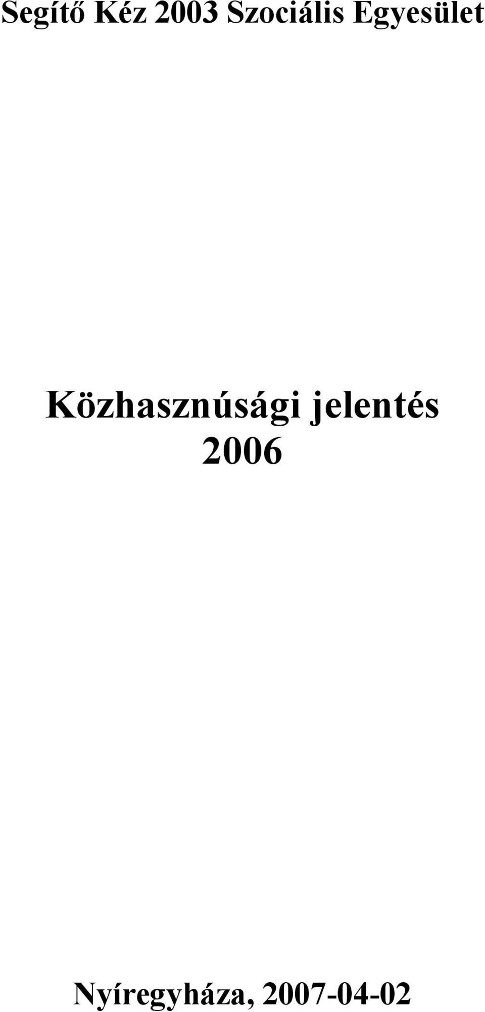 Közhasznúsági