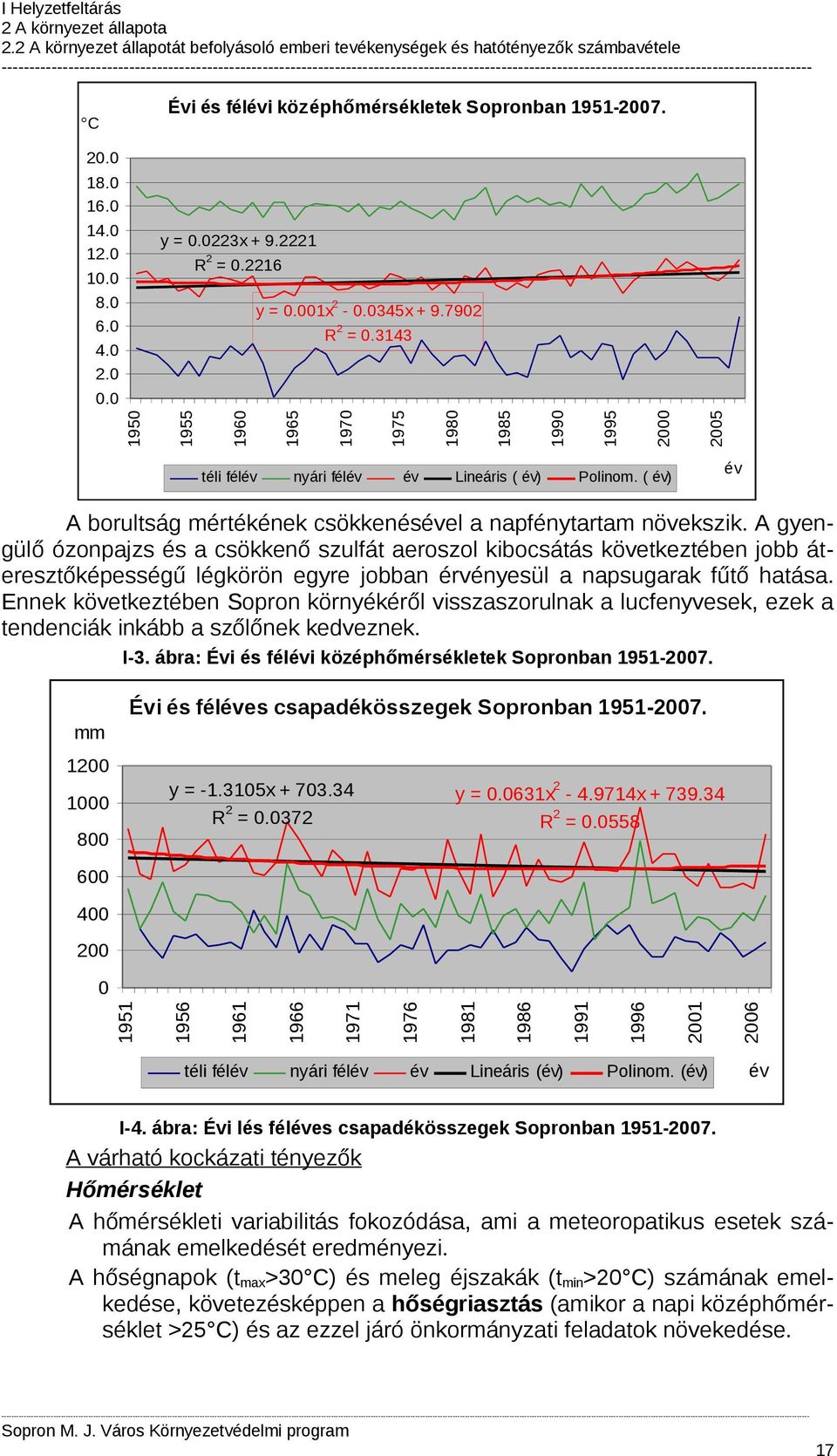 A gyengülő ózonpajzs és a csökkenő szulfát aeroszol kibocsátás következtében jobb áteresztőképességű légkörön egyre jobban érvényesül a napsugarak fűtő hatása.