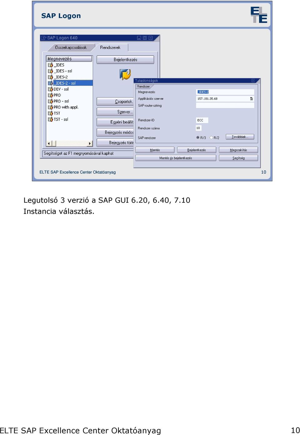 SAP GUI 6.20, 6.