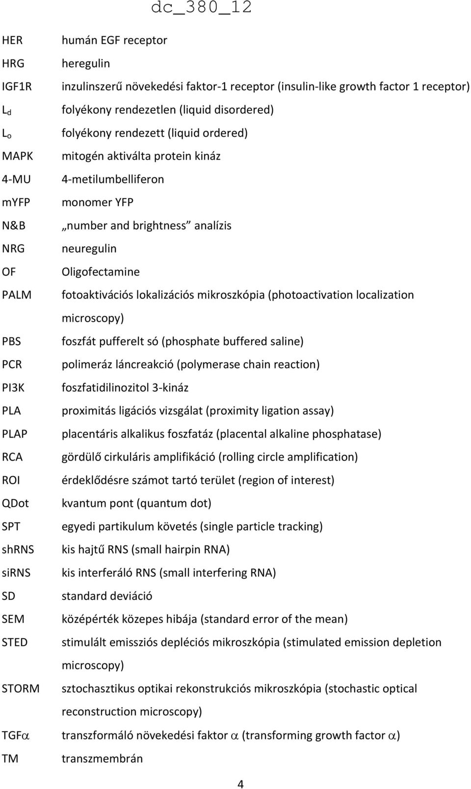 brightness analízis neuregulin Oligofectamine fotoaktivációs lokalizációs mikroszkópia (photoactivation localization microscopy) foszfát pufferelt só (phosphate buffered saline) polimeráz láncreakció