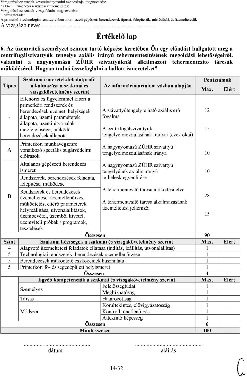 nagynyomású ZÜHR szivattyúknál alkalmazott tehermentesítő tárcsák működéséről. Hogyan tudná összefoglalni a hallott ismereteket?