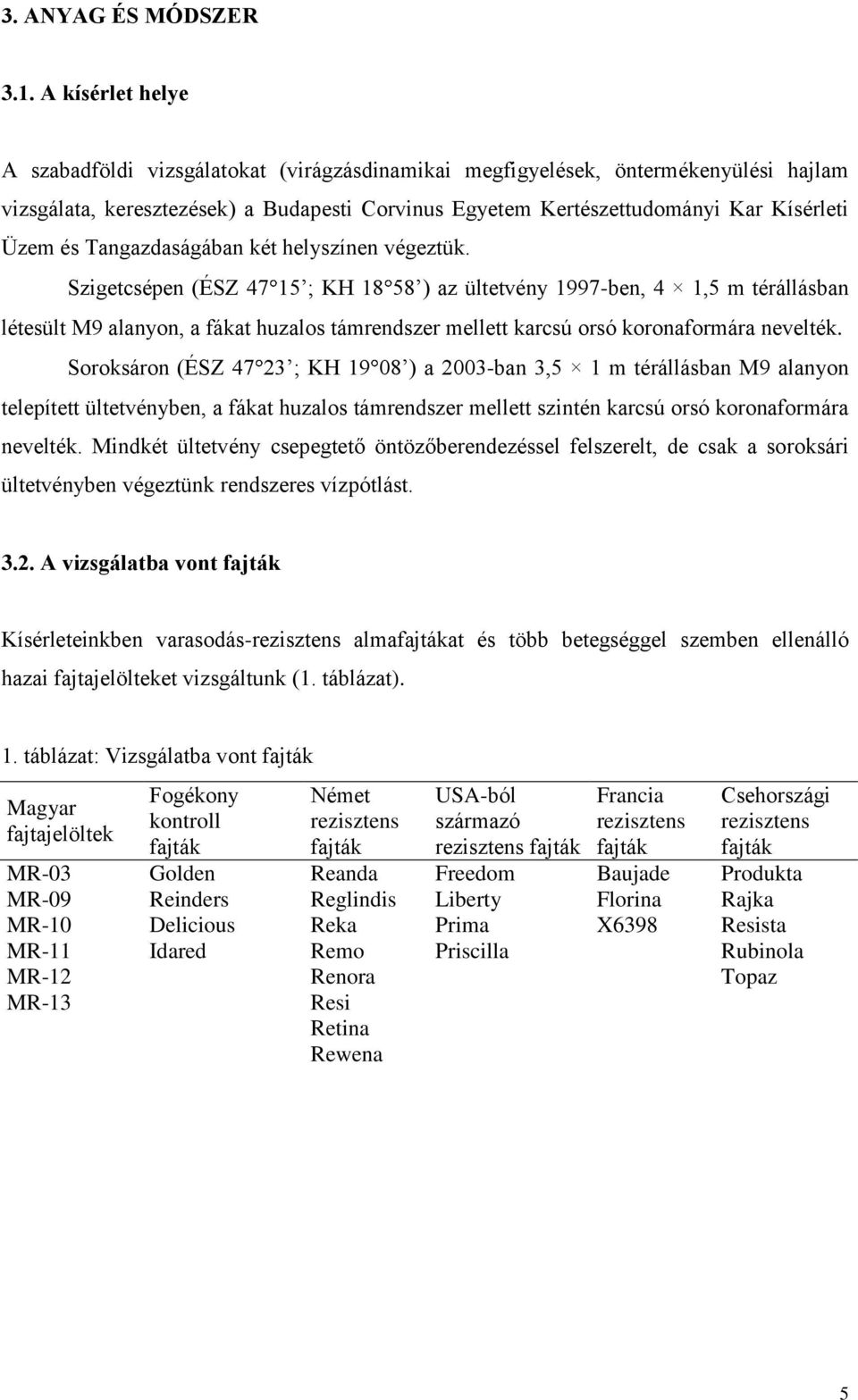 Tangazdaságában két helyszínen végeztük.