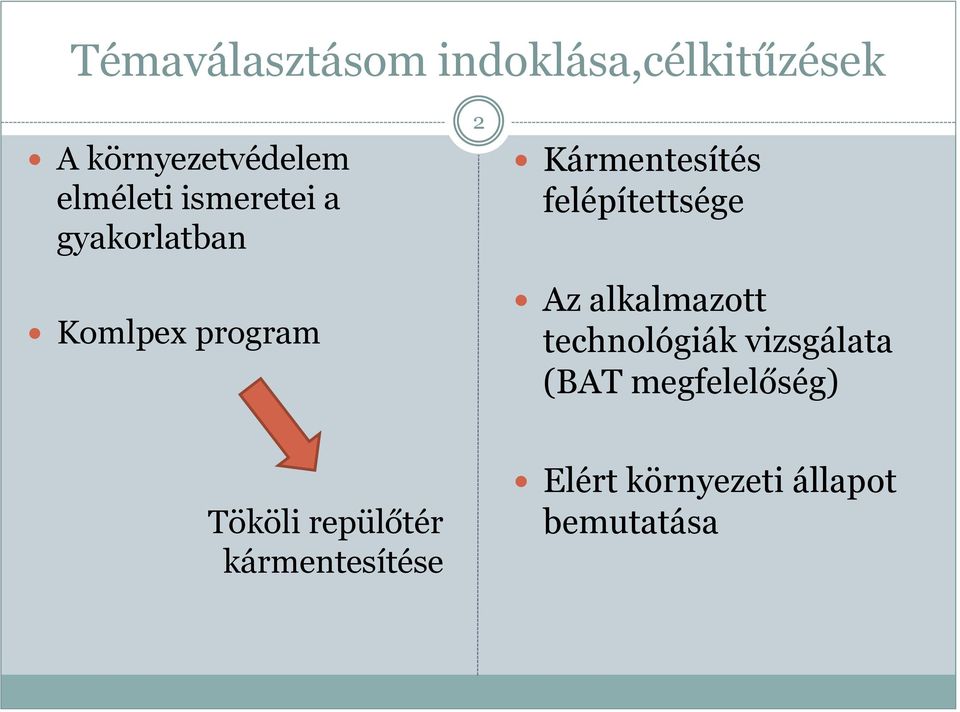 felépítettsége Az alkalmazott technológiák vizsgálata (BAT