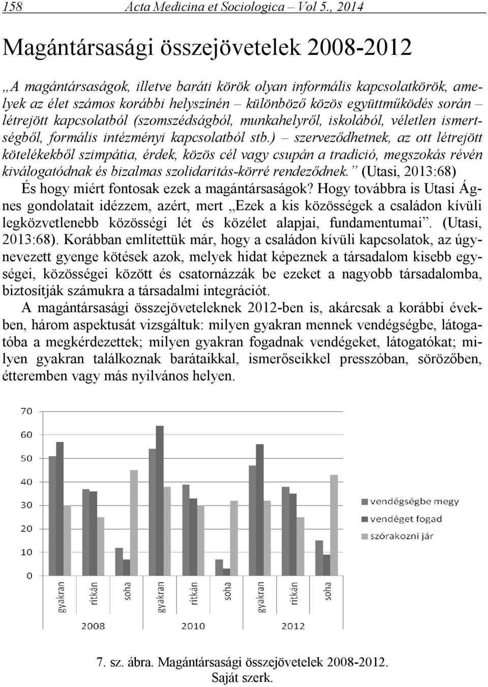 létrejött kapcsolatból (szomszédságból, munkahelyről, iskolából, véletlen ismertségből, formális intézményi kapcsolatból stb.