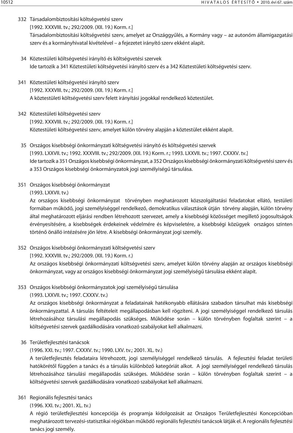 34 Köztestületi költségvetési irányító és költségvetési szervek Ide tartozik a 341 Köztestületi költségvetési irányító szerv és a 342 Köztestületi költségvetési szerv.