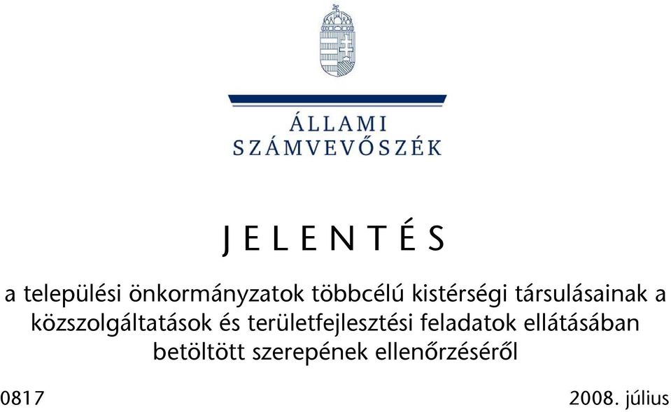 és területfejlesztési feladatok ellátásában