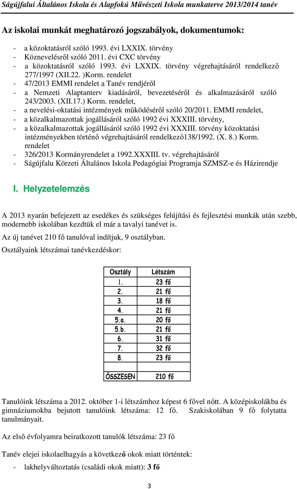 rendelet, - a nevelési-oktatási intézmények működéséről szóló 20/2011. EMMI rendelet, - a közalkalmazottak jogállásáról szóló 1992 évi XXXIII.