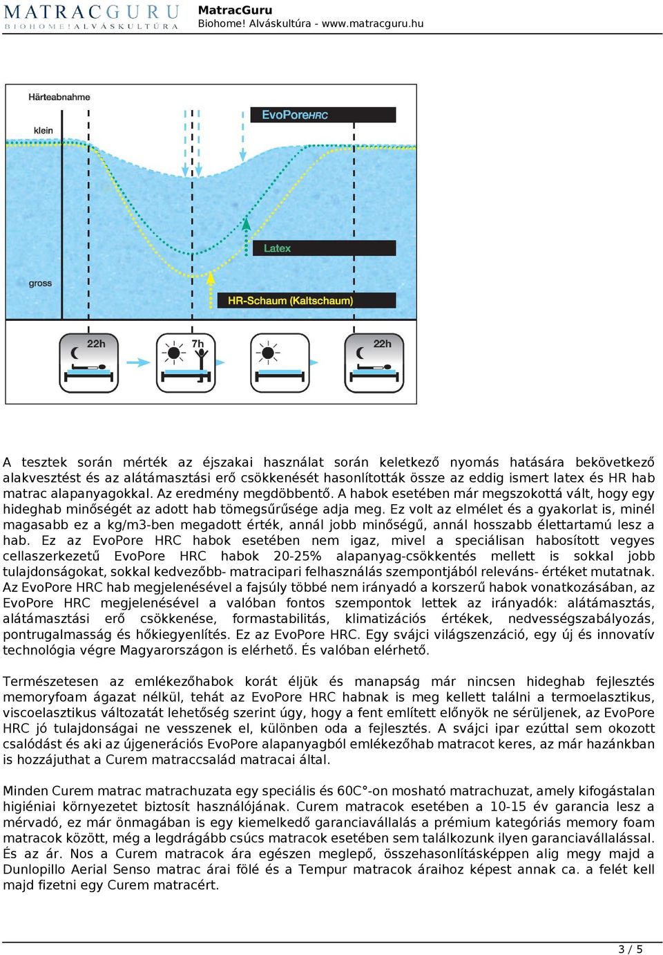 Ez volt az elmélet és a gyakorlat is, minél magasabb ez a kg/m3-ben megadott érték, annál jobb minőségű, annál hosszabb élettartamú lesz a hab.