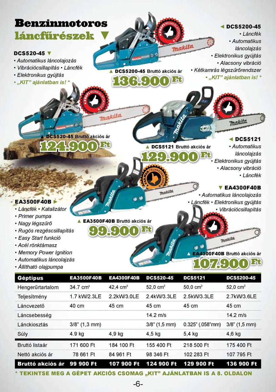 * DCS520-45 akciós ár 124.900 Ft DCS5121 akciós ár 129.