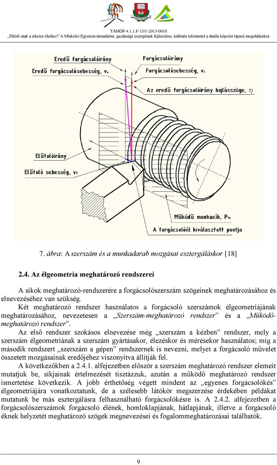 Két meghatározó rendszer használatos a forgácsoló szerszámok élgeometriájának meghatározásához, nevezetesen a Szerszám-meghatározó rendszer és a Működőmeghatározó rendszer.