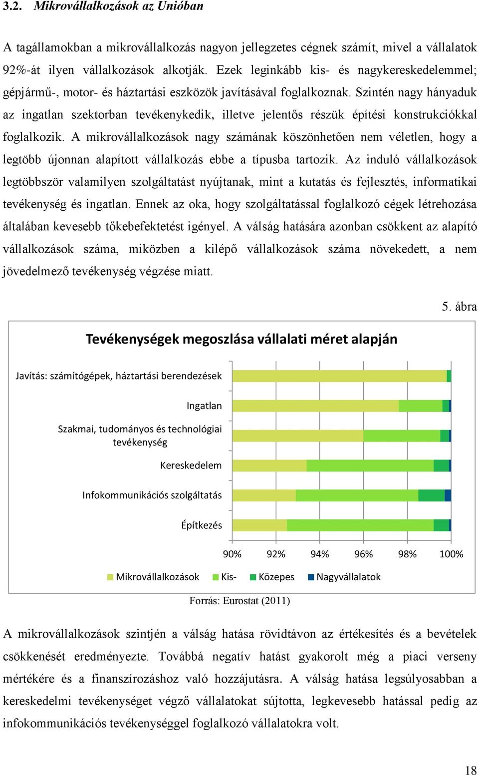 Szintén nagy hányaduk az ingatlan szektorban tevékenykedik, illetve jelentős részük építési konstrukciókkal foglalkozik.