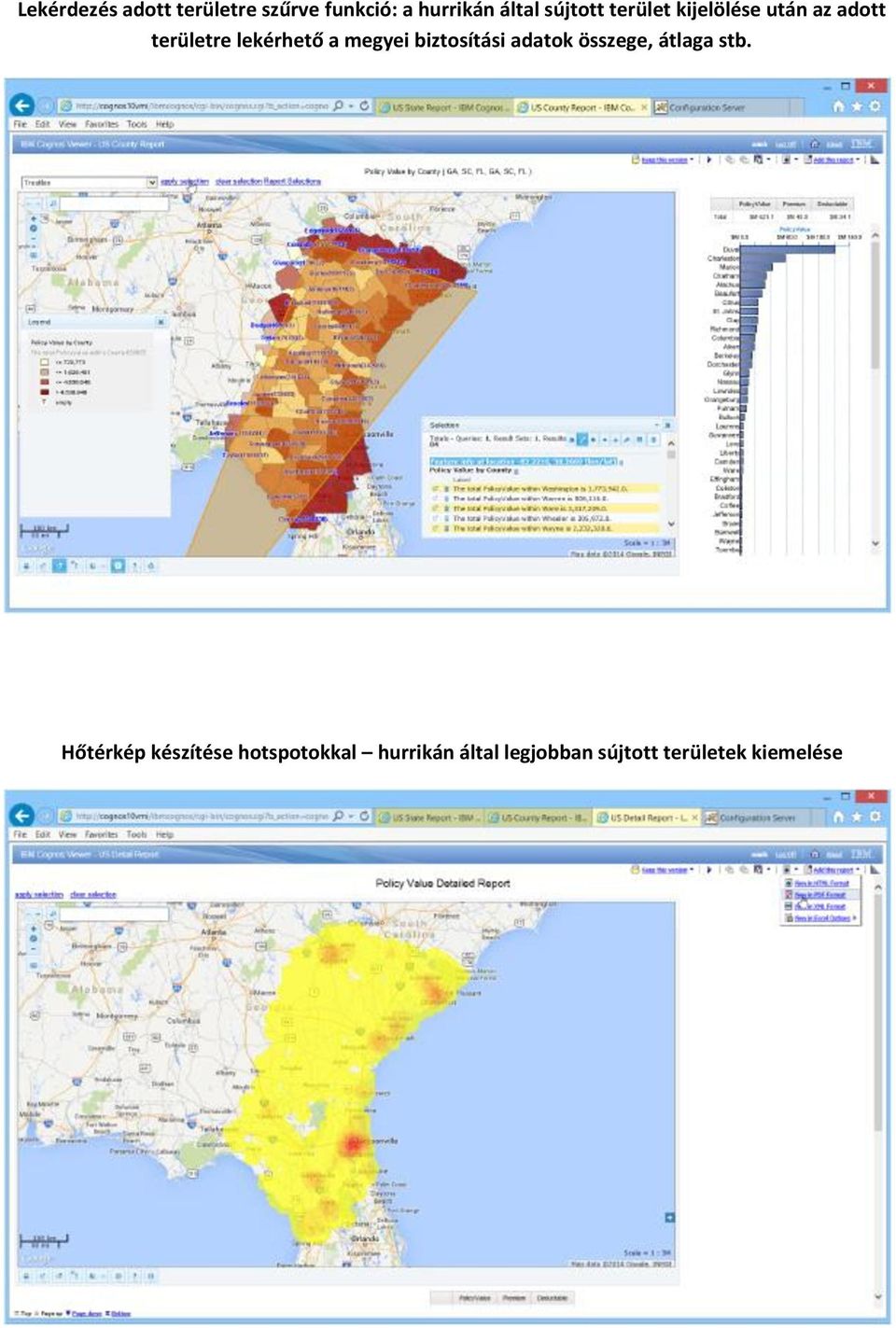 megyei biztosítási adatok összege, átlaga stb.