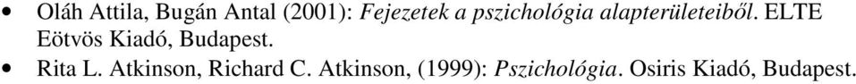ELTE Eötvös Kiadó, Budapest. Rita L.