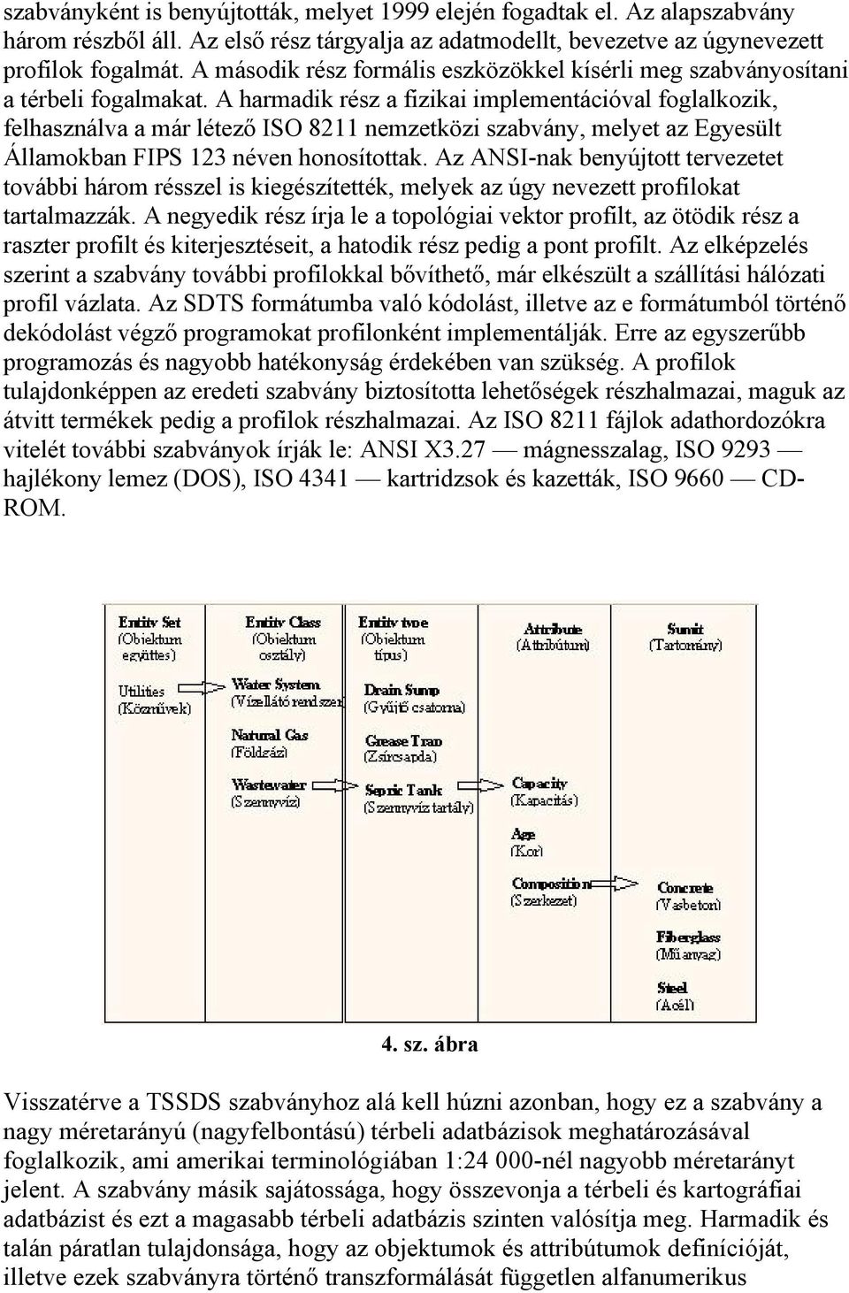 A harmadik rész a fizikai implementációval foglalkozik, felhasználva a már létező ISO 8211 nemzetközi szabvány, melyet az Egyesült Államokban FIPS 123 néven honosítottak.