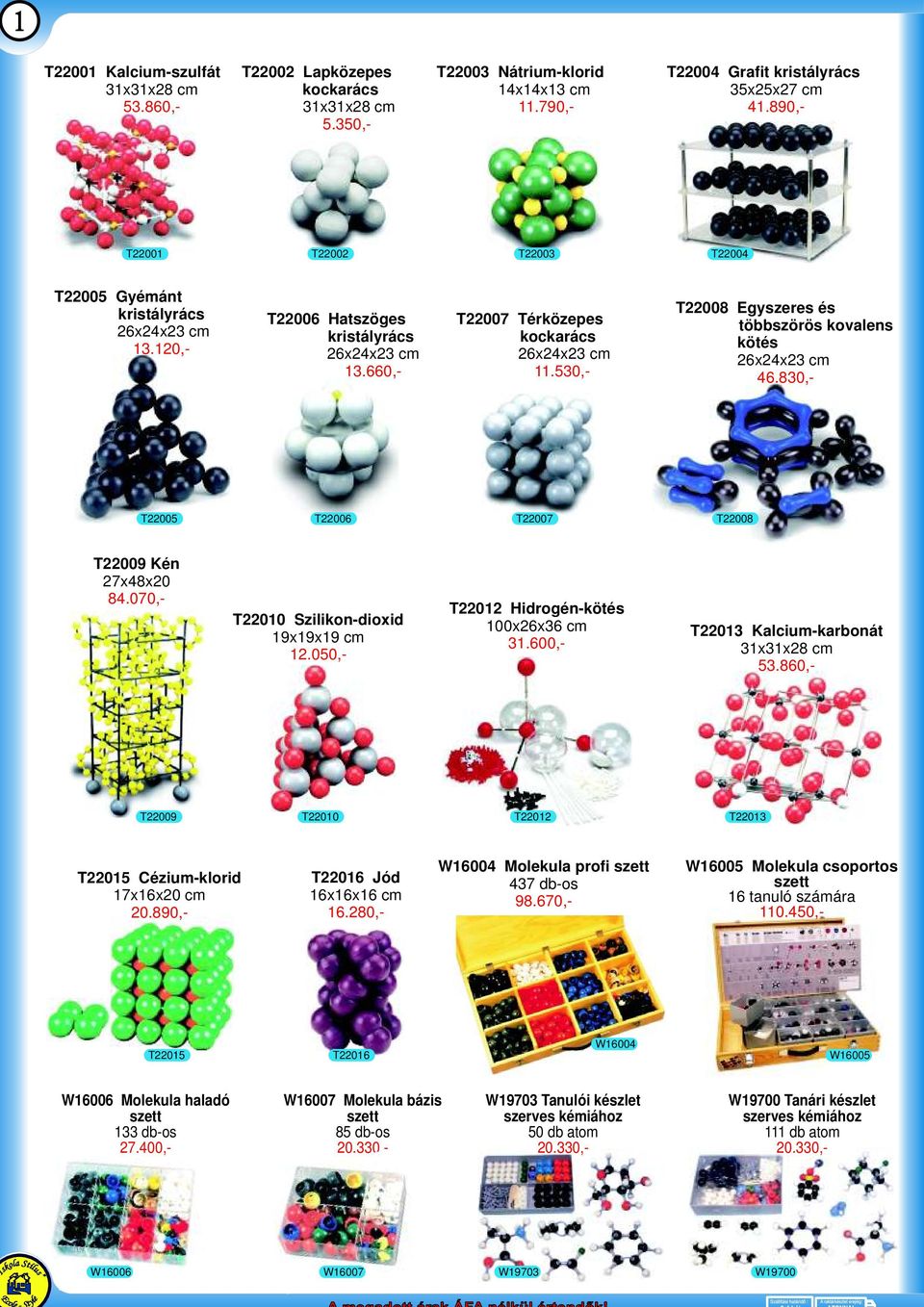 530,- T22008 Egy é többöö kovaln köté 26x24x23 cm 46.830,- T22005 T22006 T22007 T22008 T22009 Kén 27x48x20 84.070,- T22010 Silikon-dioxid 19x19x19 cm 12.050,- T22012 Hidogén-köté 100x26x36 cm 31.