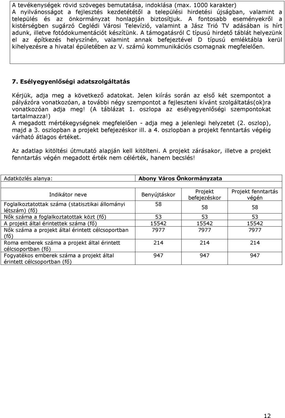 A fontosabb eseményekről a kistérségben sugárzó Ceglédi Városi Televízió, valamint a Jász Trió TV adásában is hírt adunk, illetve fotódokumentációt készítünk.