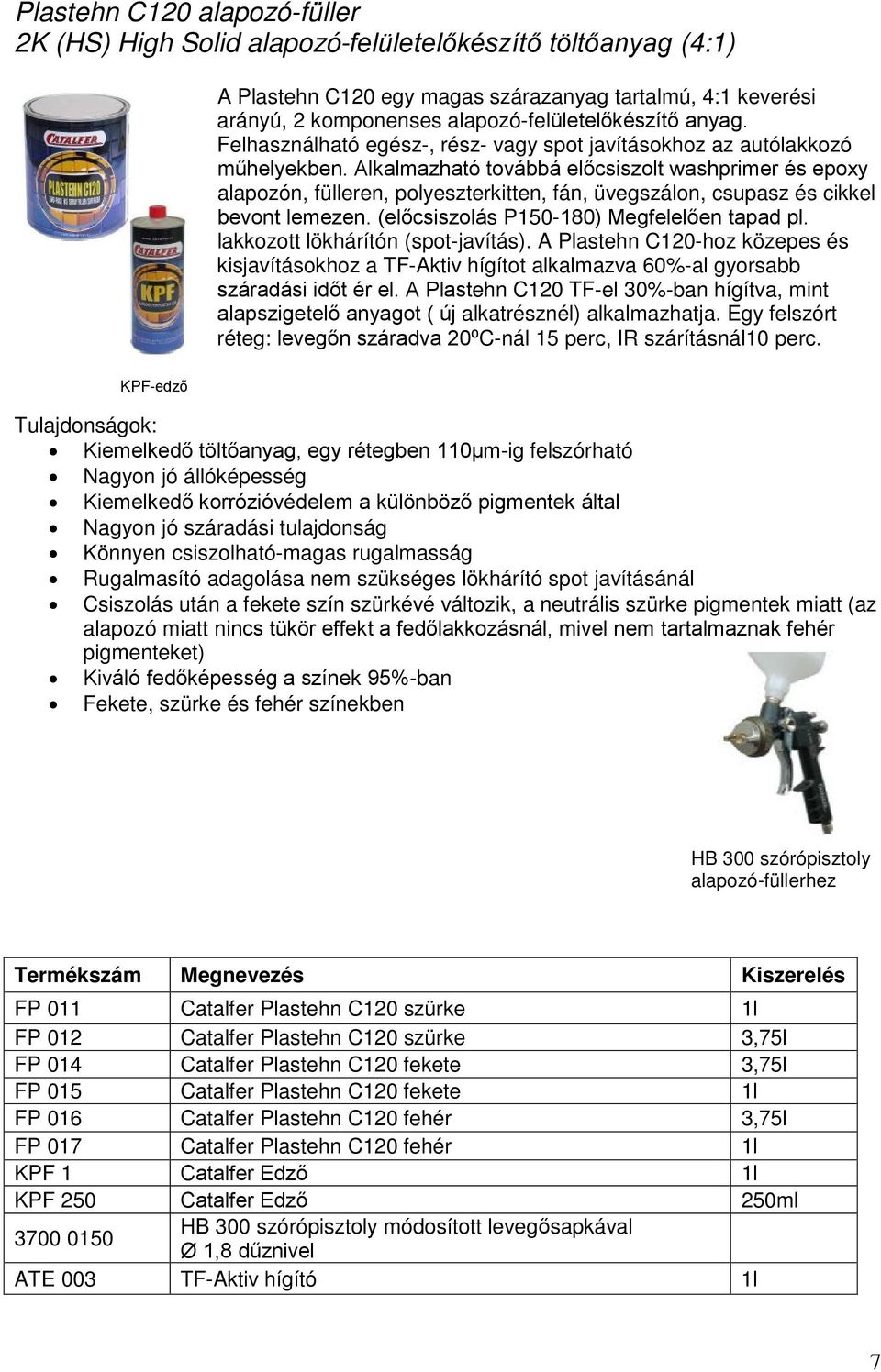 Alkalmazható továbbá előcsiszolt washprimer és epoxy alapozón, fülleren, polyeszterkitten, fán, üvegszálon, csupasz és cikkel bevont lemezen. (előcsiszolás P150-180) Megfelelően tapad pl.