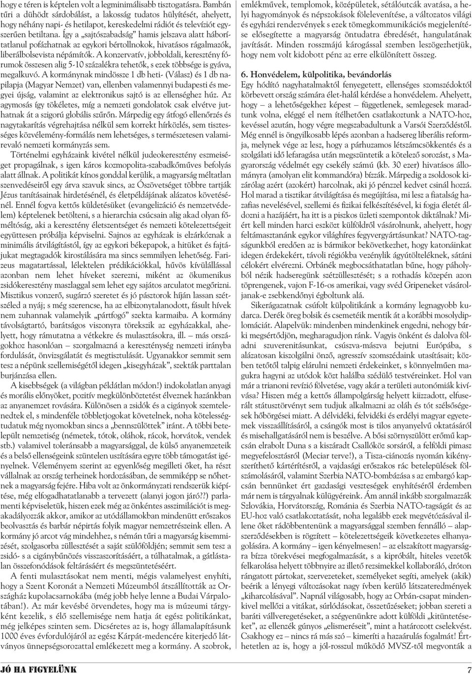 Így a sajtószabadság hamis jelszava alatt háborítatlanul pofázhatnak az egykori bértollnokok, hivatásos rágalmazók, liberálbolsevista népámítók.