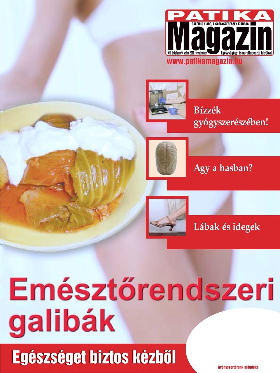 szeptember Egészségügyi ismeretterjesztô folyóirat www.