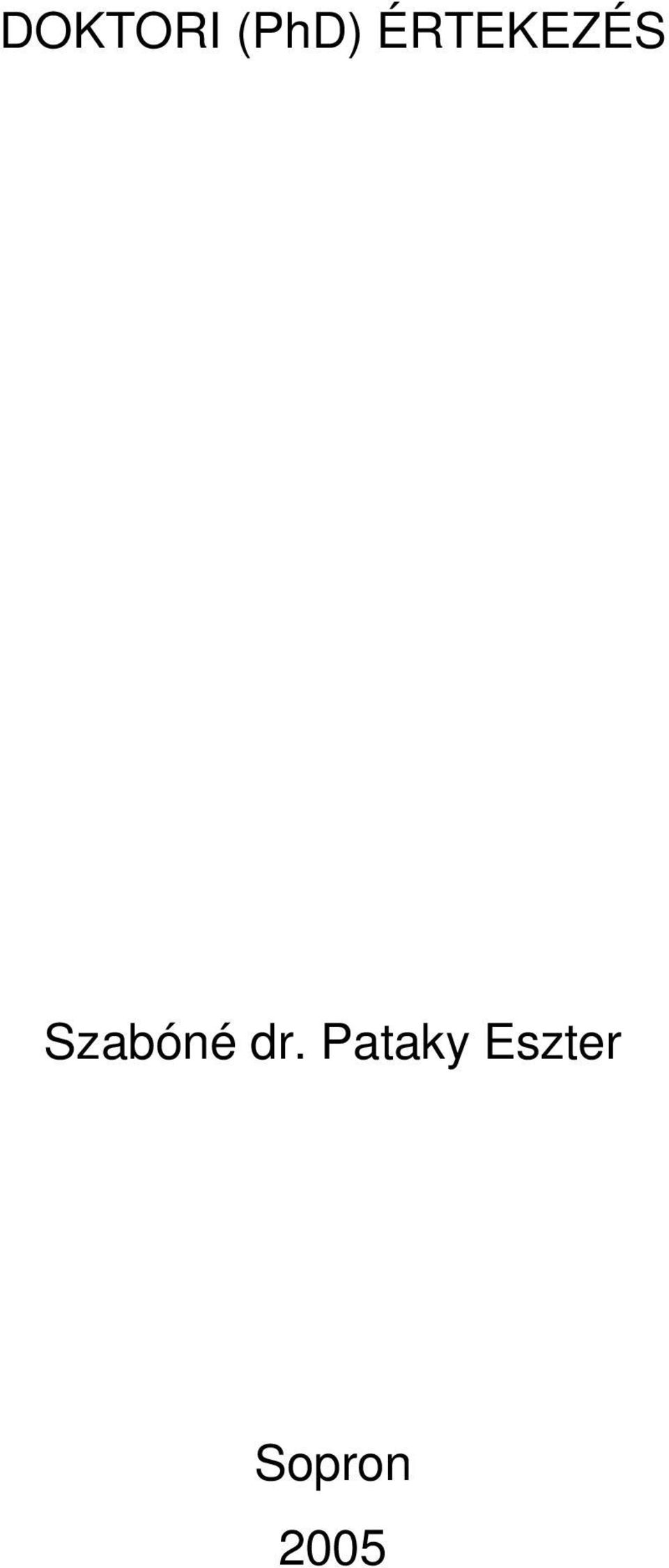 Szabóné dr.