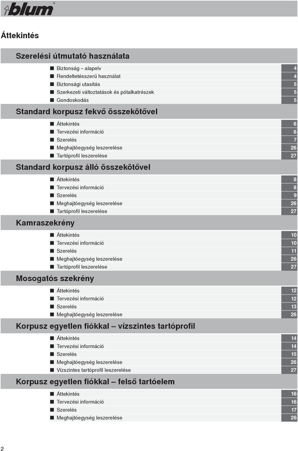 leszerelése Tartóprofil leszerelése Áttekintés Tervezési információ Szerelés Meghajtóegység leszerelése Tartóprofil leszerelése Mosogatós szekrény Áttekintés Tervezési információ Szerelés