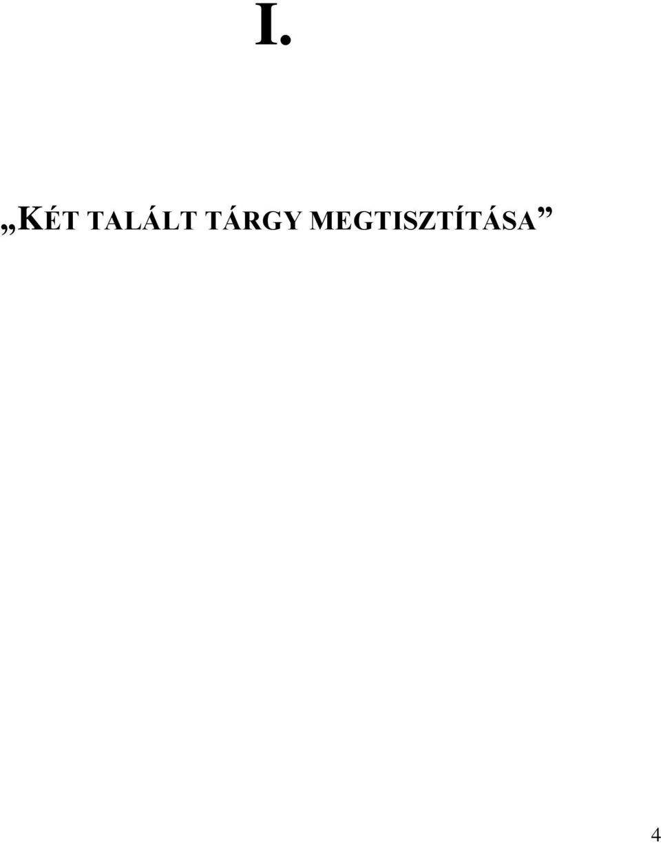 TÁRGY