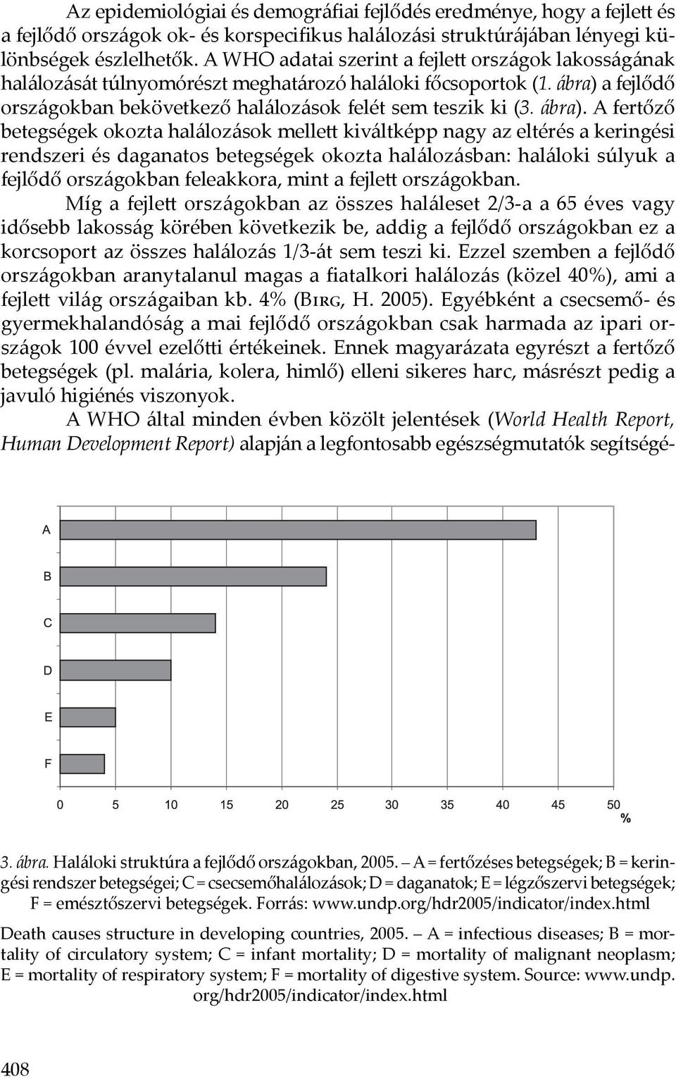 a fejlődő országokban bekövetkező halálozások felét sem teszik ki (3. ábra).